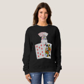 Queen of Spades Hearcard Spieler Sweatshirt (Vorne ganz)