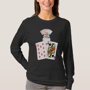 Queen of Spades Hearcard Spieler T-Shirt