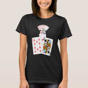 Queen of Spades Hearcard Spieler T-Shirt
