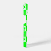 Queen of Spades iPhone Case Green Schachbretts QoS iPhone Hülle (Rechte Seite)