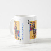 Queen of Spades: Lady Mandrill at the Races Kaffeetasse (Vorderseite Links)