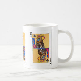 Queen of Spades: Lady Mandrill at the Races Kaffeetasse