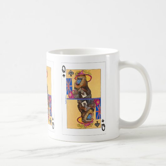 Queen of Spades: Lady Mandrill at the Races Kaffeetasse (Rechts)