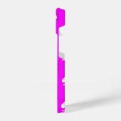 Queen of Spades Phone Case Pink White Schachbretts iPhone Hülle (Linke Seite)