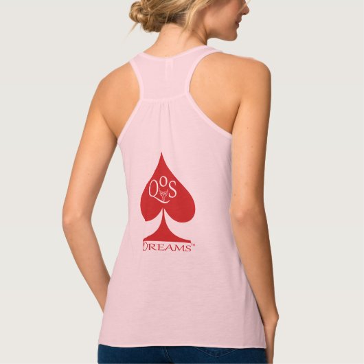 Queen of Spades Tank Top Pink Vixen QoS Träume (Rückseite)