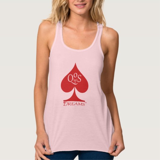 Queen of Spades Tank Top Pink Vixen QoS Träume (Vorderseite)