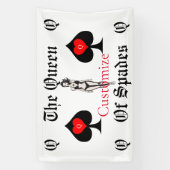 Queen of Spades Tarot Card Thunder_Cove Banner (Vertikal)