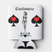 Queen of Spades Tarot Card Thunder_Cove Dosenkühler (Rückseite)