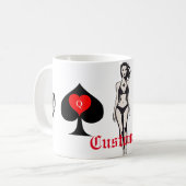 Queen of Spades Tarot Card Thunder_Cove Kaffeetasse (Vorderseite Links)
