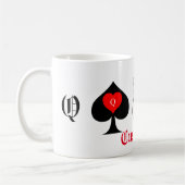 Queen of Spades Tarot Card Thunder_Cove Kaffeetasse (Links)