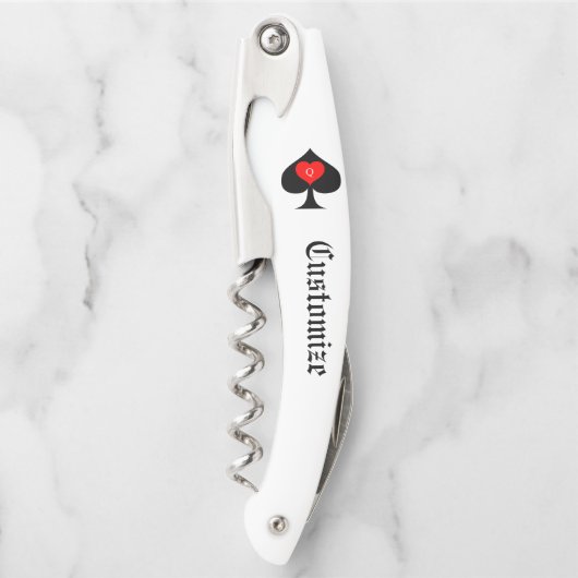 Queen of Spades Tarot Card Thunder_Cove Kellnermesser (Vorderseite)