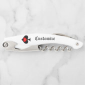 Queen of Spades Tarot Card Thunder_Cove Kellnermesser (Vorderseite)