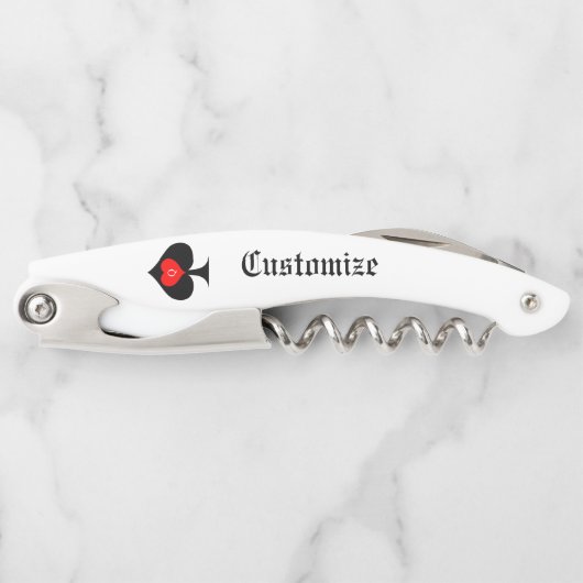 Queen of Spades Tarot Card Thunder_Cove Kellnermesser (Vorderseite)