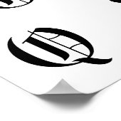 Queen of Spades Tarot Card Thunder_Cove Poster (Ecke)