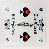 Queen of Spades Tarot Card Thunder_Cove Puzzle (Horizontal)