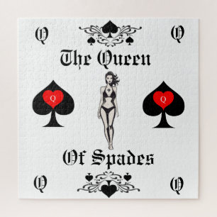 Queen of Spades Tarot Card Thunder_Cove Puzzle