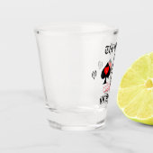 Queen of Spades Tarot Card Thunder_Cove Schnapsglas (Links)