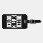 Queen of the Bored - American Gods Gepäckanhänger (Vorderseite horizontal)