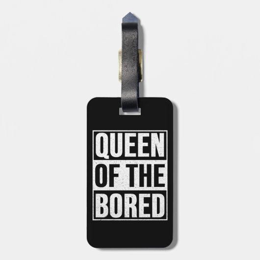 Queen of the Bored - American Gods Gepäckanhänger (Rückseite vertikal)
