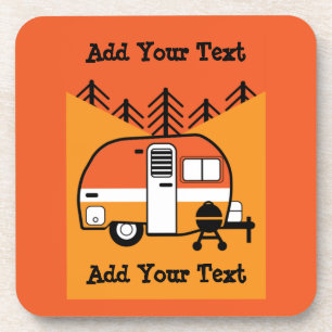 Queen of the Camper - Funny Camping RV    Getränkeuntersetzer
