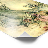 "Queen of the Fairies" von Arthur Rackham Fotodruck (Ecke)