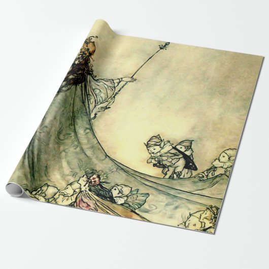 "Queen of the Fairies" von Arthur Rackham Geschenkpapier (Ungerollt)
