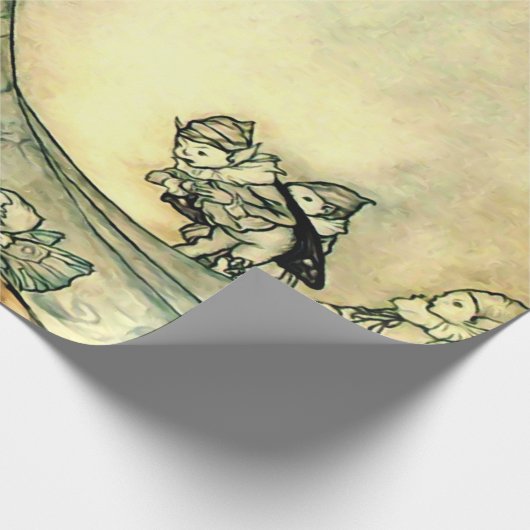 "Queen of the Fairies" von Arthur Rackham Geschenkpapier (Ecke)