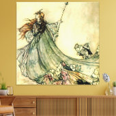 "Queen of the Fairies" von Arthur Rackham Leinwanddruck (Insitu (Wohnzimmer))