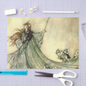 "Queen of the Fairies" von Arthur Rackham Seidenpapier (Handwerk)