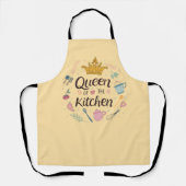Queen of the Kitchen Charming Design Schürze (Vorderseite)