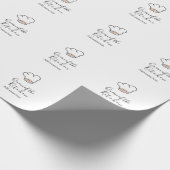 Queen of the kitchen chef cooking add name crown  geschenkpapier (Ecke)