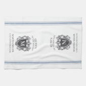 Queen of the Kitchen Customized Name Monogram Geschirrtuch (Horizontal)