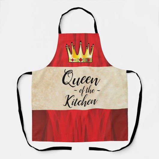 Queen Of The Kitchen Schürze (Vorderseite)