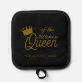 Queen of the Kitchen Stylish Pot Holder Topflappen (Vorderseite)