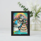 Queen of the Kitchen Tarot Card Postcard Postkarte (Stehend Vorderseite)