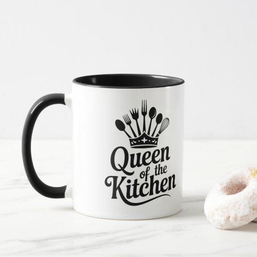 Queen of the kitchen tasse (Mit Donut)