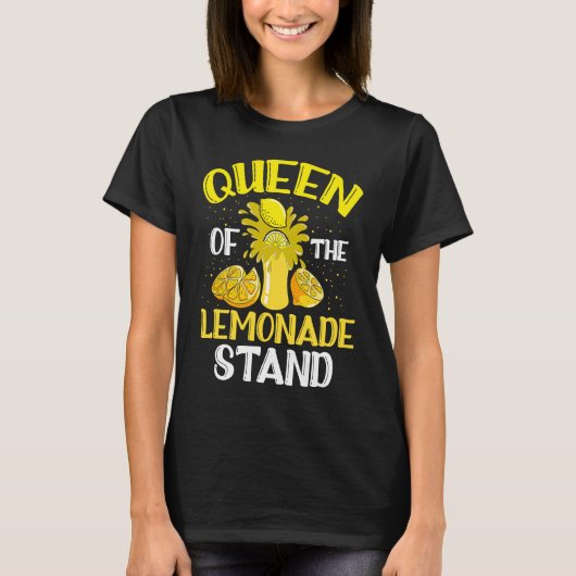 Queen of the Lemonade Stand Kiosk Summer Refreshme T-Shirt (Vorderseite)