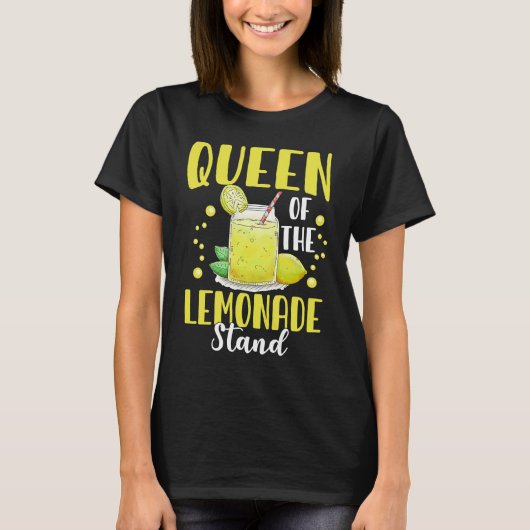 Queen of the Lemonade Stand Kiosk Summer Refreshme T-Shirt (Vorderseite)
