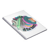 Queen of the Loom Spiral Foto Notebook Notizblock (Rechte Seite)