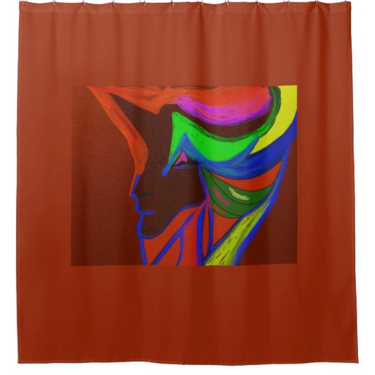 Queen of the Mermaids Duschvorhang (Vorderseite)