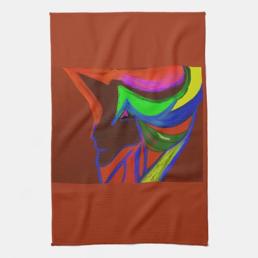 Queen of the Mermaids Kitchen Towel Geschirrtuch (Vertikal)