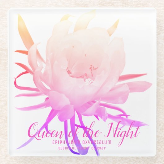 Queen of the Night Glasuntersetzer (Vorderseite)