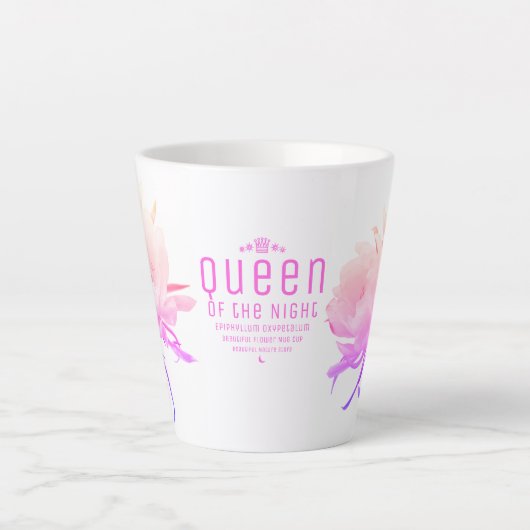 Queen of the Night Milchtasse (Vorderseite)