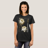 Queen Of The Night Moonflower Ephyllum Japanese Fl T-Shirt (Vorne ganz)