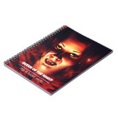 Queen of the Night. Vampire woman Notizblock (Linke Seite)