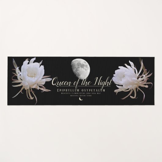 Queen of the Night Yogamatte (Vorderseite (Horizontal))