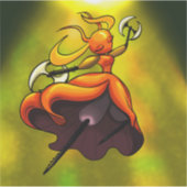 Queen of the Skarr Aufkleber (Vorderseite)