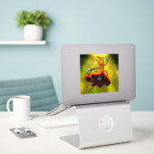 Queen of the Skarr Aufkleber (Laptop auf Schreibtisch)