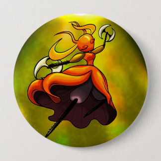 Queen of the Skarr Button