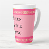 Queen of the Swing Pink  Milchtasse (Rechte Ecke)